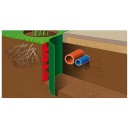 Bordure anti racine Nature 75 cm x 2.50 m