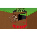 Barri&egrave;re anti-racinaire Nature en poly&eacute;thyl&egrave;ne haute densit&eacute; trait&eacute;e anti-UV noire 70 cm x 3.0 m