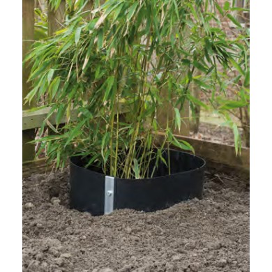 Barrière anti-racinaire Nature en polyéthylène haute densité traitée anti-UV noire 70 cm x 3.0 m