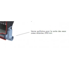 Arrêt par Ubbink Vanne à glissière 50mm écrou bague d'étanchéité bioclear 20000 et bioclear 30000 Ubbink