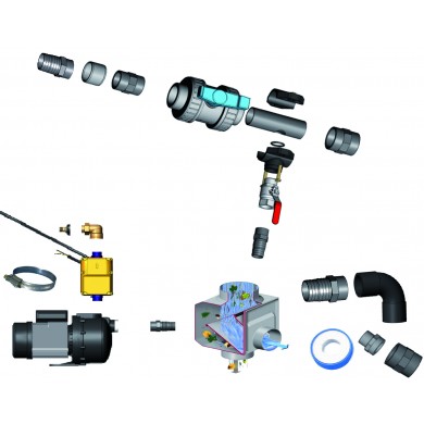Kit de distribution par pompe pour citerne souple Aqualux