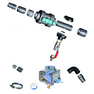 Kit de distribution Gravitaire pour citerne souple Aqualux