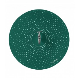 Fontaine Laorus Rond mural Diam 50 cm Vert foncé RAL 6028 finition texturée pailletée