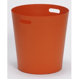 Grande vasque 13.5 litres Laorus coloris orange hauteur 31.5 cm diam 30 cm