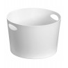 Petite vasque 8 litres Laorus diam 30 cm hauteur 18 cm coloris blanc