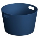 Petite vasque 8 litres Laorus diam 30 cm hauteur 18 cm coloris bleu marine