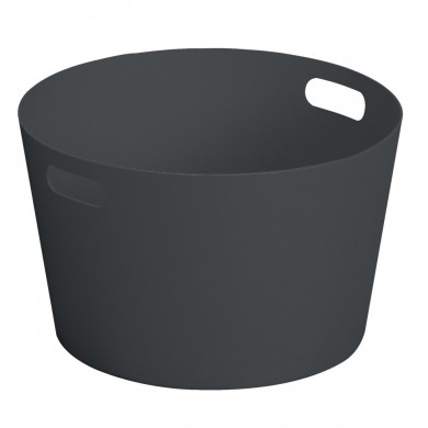 Petite vasque 8 litres Laorus diam 30 cm hauteur 18 cm coloris gris anthracite