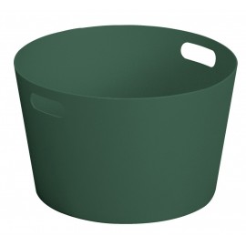 Petite vasque 8 litres Laorus diam 30 cm hauteur 18 cm coloris vert foncé