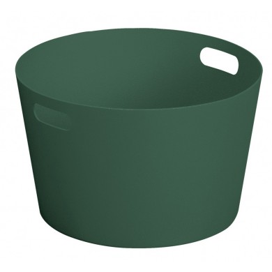 Petite vasque 8 litres Laorus diam 30 cm hauteur 18 cm coloris vert foncé