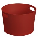 Petite vasque 8 litres Laorus diam 30 cm hauteur 18 cm coloris rouge
