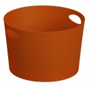 Petite vasque 8 litres Laorus diam 30 cm hauteur 18 cm coloris orange