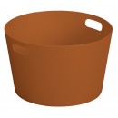 Petite vasque 8 litres Laorus diam 30 cm hauteur 18 cm coloris corten