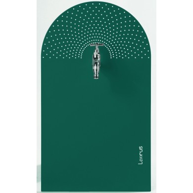 Fontaine de jardin pluie Laorus 60 cm vert amande