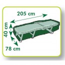 Housse pour bain de soleil ht78 cm 205 x 40 cm poly&eacute;thyl&egrave;ne