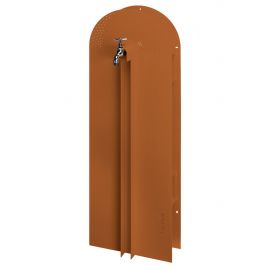 Fontaine de jardin pivotante Myrtifolia Laorus hauteur 120 cm coloris CORTEN