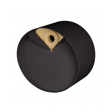 Nichoir rond en bois et métal Laorus diamètre 26 cm prof 19 cm coloris