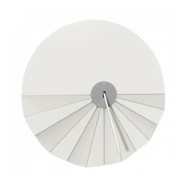 Cadran solaire plissé Diamètre 55 cm Laorus coloris blanc