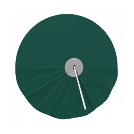 Cadran solaire plissé Diamètre 55 cm Laorus coloris vert foncé