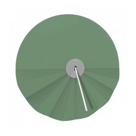 Cadran solaire plissé Diamètre 55 cm Laorus coloris vert amande