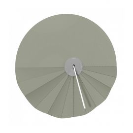 Cadran solaire plissé Diamètre 55 cm Laorus coloris gris vert