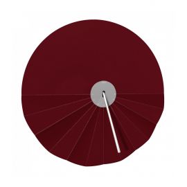 Cadran solaire plissé Diamètre 55 cm Laorus coloris Bordeaux