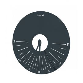 Cadran solaire Romain Laorus diamètre 55 cm coloris gris anthracite