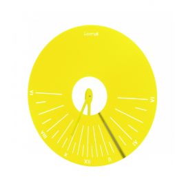 Cadran solaire Romain Laorus diamètre 55 cm coloris jaune citron