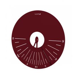 Cadran solaire Romain Laorus diamètre 55 cm coloris Bordeaux