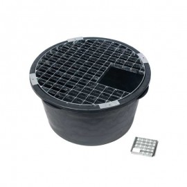Bassin Victoria 112 H34 x Ø112 cm 275 litres avec grille et insert