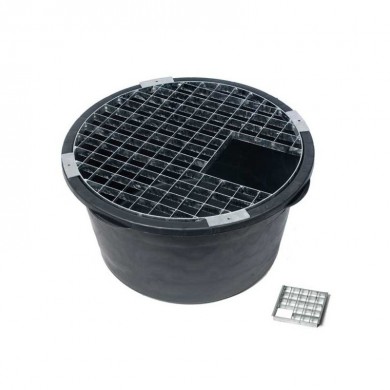 Bassin Victoria 112 H34 x Ø112 cm 275 litres avec grille et insert