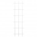 5 Treillis m&eacute;tallique rectangulaire en acier galvanis&eacute; avec set de fixation - H145 x 42.5 cm