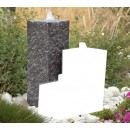 Pilier granite Ubbink Siena 50x15x15cm, noir , trou 43/32 mm