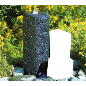 Service apr&egrave;s vente Ubbink : Colonne en granit 45x12x12 cm noir Taranto Ubbink trou 43/32 mm