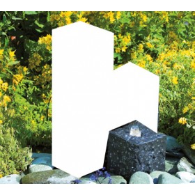 Service apr&egrave;s vente Ubbink : Colonne en Granit 15x12x12 cm noir Taranto Ubbink trou 43/32 mm
