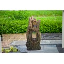 Fontaine tronc d'arbre Cerda Aquaarte Ubbink 1387150 Nouveaut&eacute; arrivage 2022