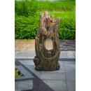 Fontaine tronc d'arbre Cerda Aquaarte Ubbink 1387150 Nouveaut&eacute; arrivage 2022
