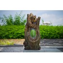 Fontaine tronc d'arbre Cerda Aquaarte Ubbink 1387150 Nouveaut&eacute; arrivage 2022