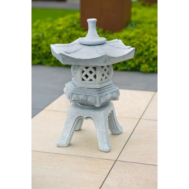 Lanterne ROKKAKU YUKIMI Ubbink Polyresine H 60,5 x 36,5 x 41,5 cm New arrivage 2022