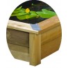 Set de finition d'angle pour quadro wood -margelles en aluminium , Inclus, quincaillerie - 4 x