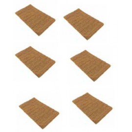 6 x Tapis en coco pour Mini-serre de culture art code 6020242 - H1,1 x 30 x 18 cm