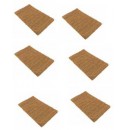 6 x Tapis en coco pour Mini-serre de culture art code 6020242 - H1,1 x 30 x 18 cm