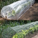 Lot de 4 kits 2 en 1 tunnel de for&ccedil;age et tunnel filet Nature 0.60 m x 3 m