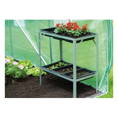 Table pliante pour semis Nature 6020501 H 77 x 77 x 40 cm