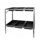 Table pliante pour semis Nature 6020501 H 77 x 77 x 40 cm