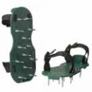 Patins a&eacute;rateurs pour gazon Nature Semelles &agrave; 13 pointes H13,5 x 30 x 8,5 cm