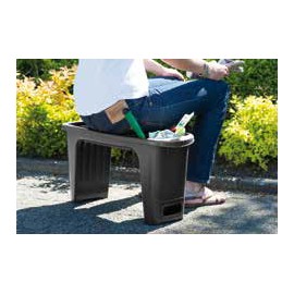 Tabouret agenouilloire Nature - 2 positions : assis et à genoux incl. Mousse