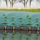 Toile de paillage tiss&eacute;e verte paysage Nature 4.20 x 5.0 m 90gr/m2 anti UV
