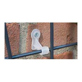 Set de fixation pour treillage métallique Nature - 60 pièces