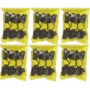 30 Double clip de fixation film pour tunnel - max. &Oslash;11 mm