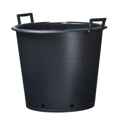 Conteneur polyéthylène Nature 30 Litres Haut 36.5 cm Diam 41.5 cm avec poignées